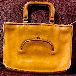 Rare Vintage Coach Bonnie Cashin Kiss-lock bag